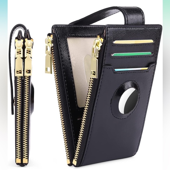 NWOT Vionentus AirTag Wallet/Card holder-Navy - Picture 8 of 12